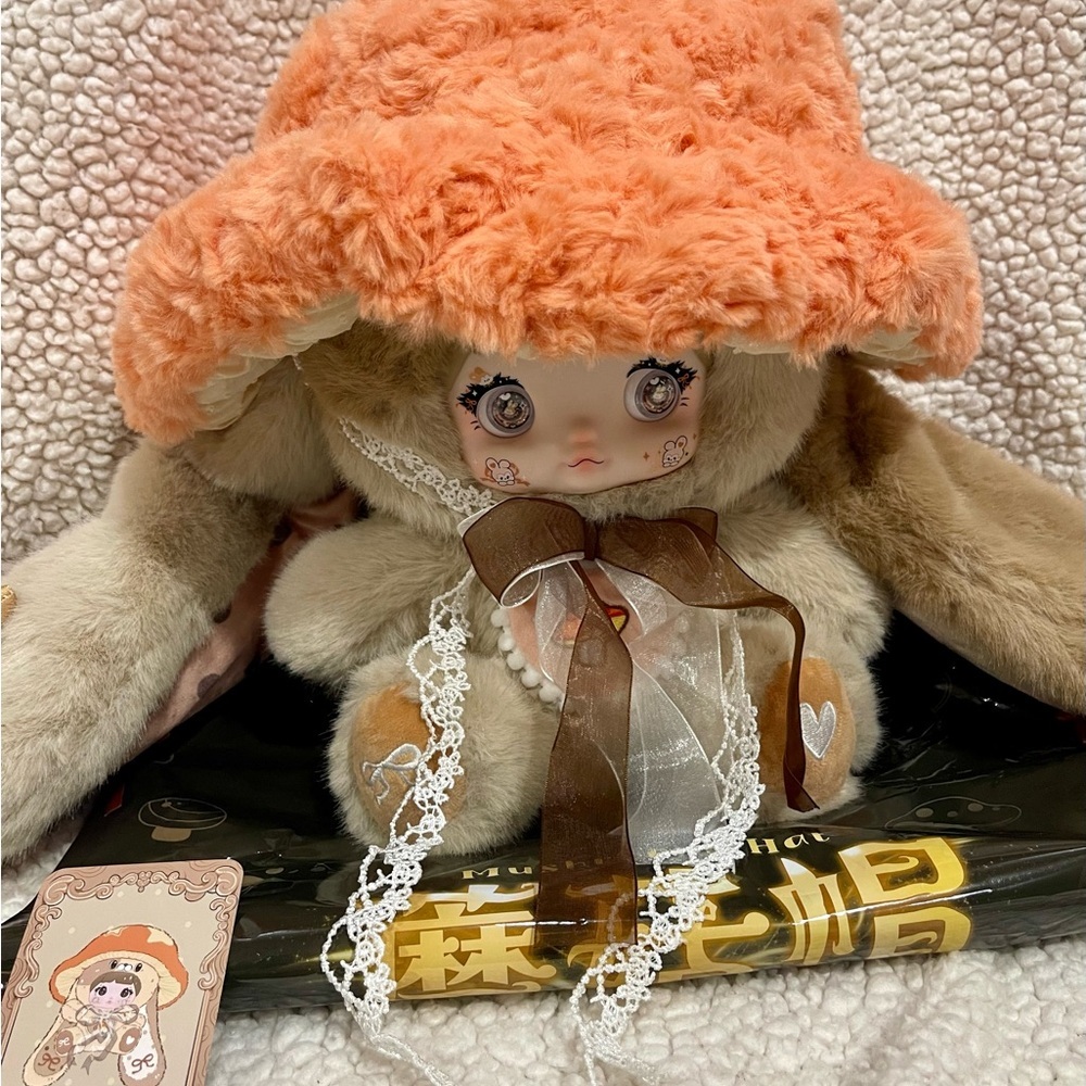 Authentic 400% Nommi Mushroom Hat Series Plush Blind Box Confirmed Tinkle